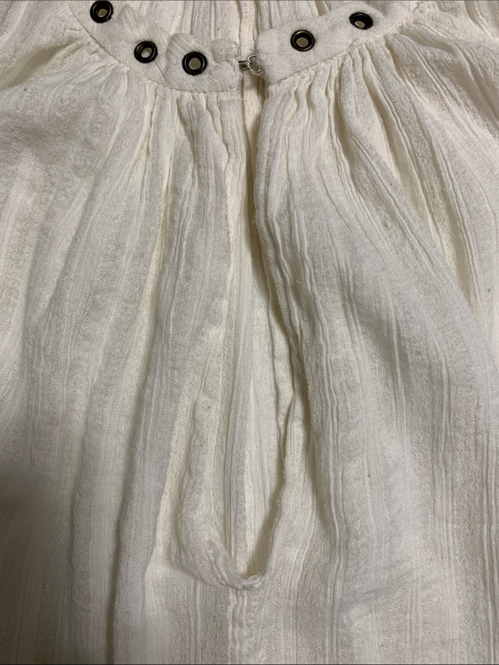 Isabel Marant Women’s Sleeveless Medal Hole Collar Gauzy Flare High-Low SZ36 Top - Picture 7 of 14